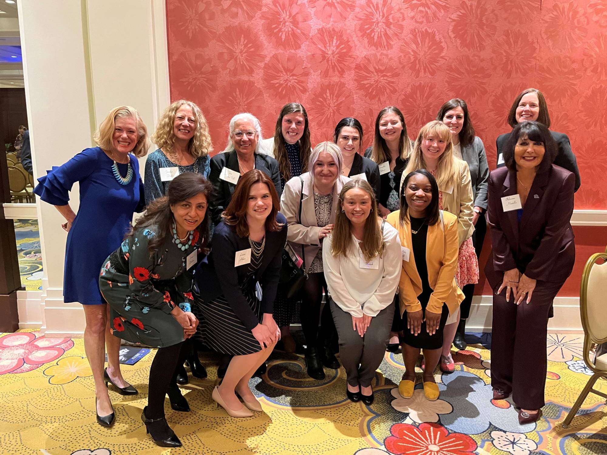 Students with campus and community leaders at the Ford Foundation First Ladies Celebration
